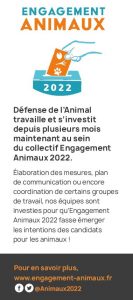 Engagement Animaux 2022 est un projet réunissant 28 ONG de protection des animaux. 